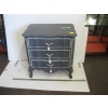 Image 1 : GREY 3 DRAWER END TABLE