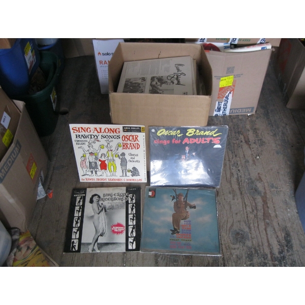 BOX OF MISC. RECORDS