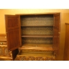 Image 2 : MATCHING CARVED ANTIQUE SINGLE DRAWER, 2 DOOR CHINA CABINET