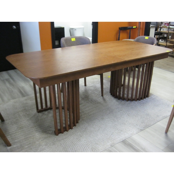 CASA DOUBLE PEDESTAL DINING TABLE, EXTENDABLE TO 200CM
