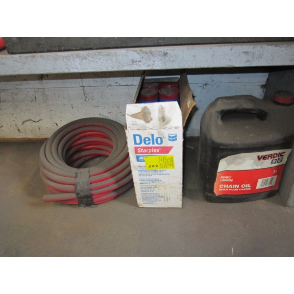 MISC. ROLL OF AIRLINE, GREASE & CHAIN OIL