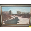 Image 1 : OIL PAINTING OF A STREAM IN WINTER