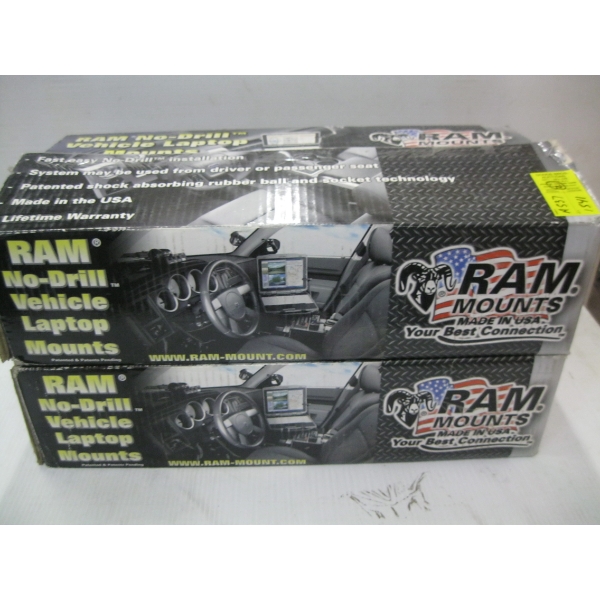 2 NO DRILL VEHICLE LAPTOP MOUNTS