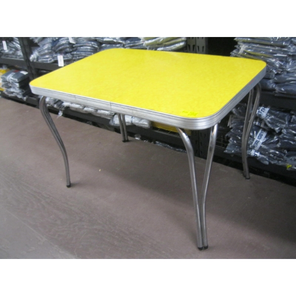 YELLOW 1950s DINETTE TABLE