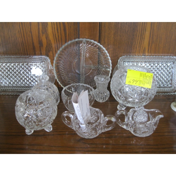 ASST. CRYSTAL & GLASSWARE