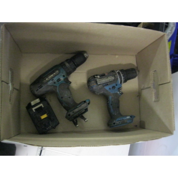 ASST. MAKITA CORDLESS TOOLS W/1 BATTERY & CHARGER