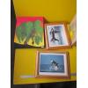 Image 6 : 2 BOXES OF MISC. - PICTURES, FRAMES, TOWELS, ETC.