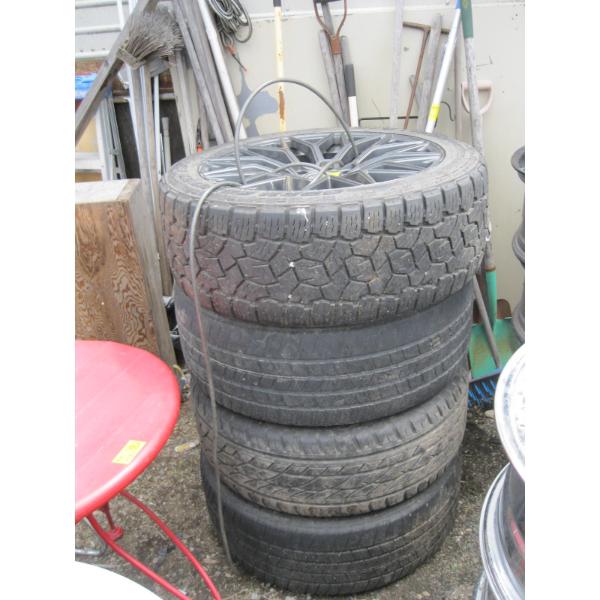 SET OF 22" 6 BOLT RIMS W/ASST TIRES