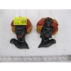 Image 1 : 2 - 50s CHALKART AFRICAN FIGURES