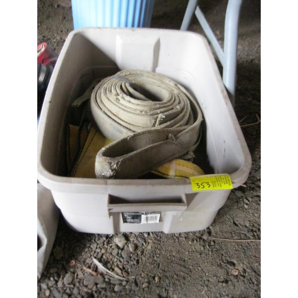 MISC. RATCHET TIE DOWN STRAPS, SLING, ETC.