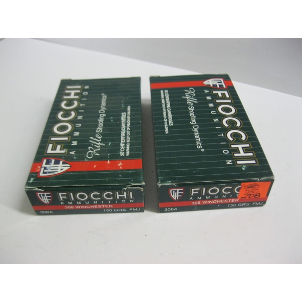 FIOCCHI .308WIN 150GRS FMJ|2X20 CENTERFIRE CARTRIDGES