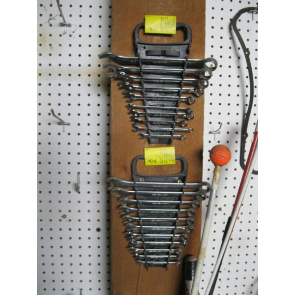 2 BENCHMARK WRENCH SETS - 1 METRIC, 1 SAE