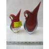 Image 1 : 2 MURANO ITALIAN VASES (ONE URANIUM GLASS)