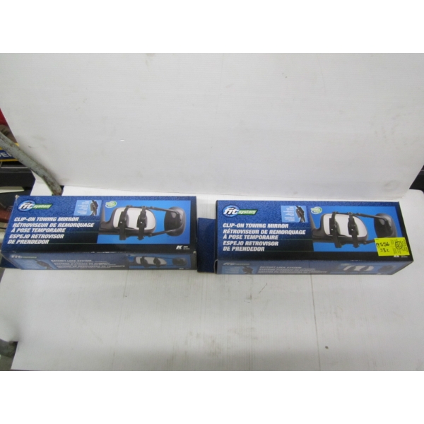 2 CLIP ON TOWING MIRRORS