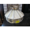 Image 1 : STAIN GLASS HANGING LIGHT FIXTURE