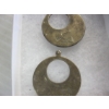 Image 3 : PAIR OF STERLING SILVER SIGNED EARRINGS W/TURQUOISE STONES, NO HOOKS