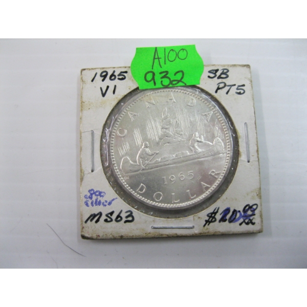 1965 CDN $1 COIN