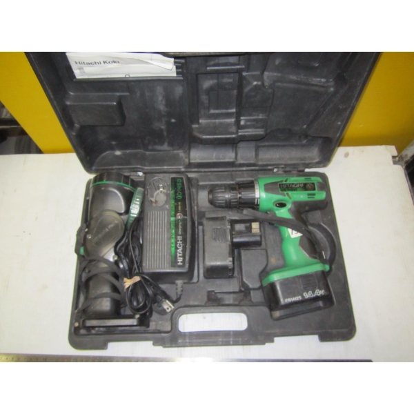 HITACHI CORDLESS TOOLKIT W/BATTERIES