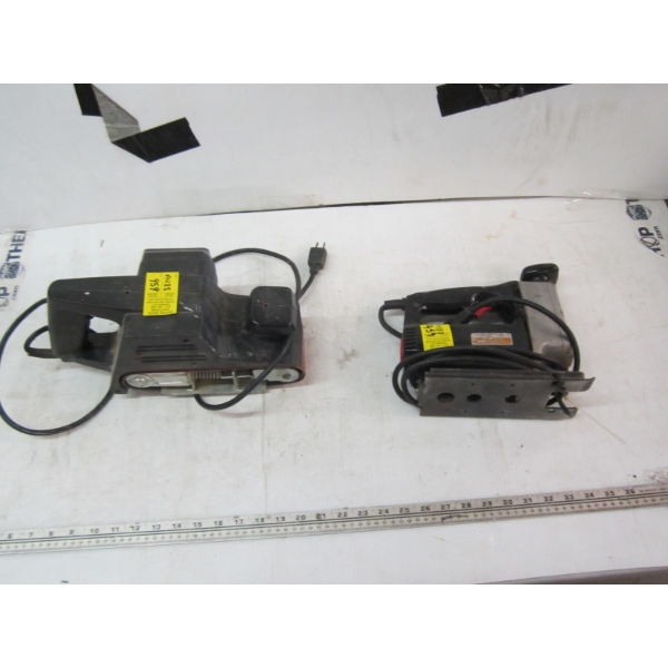 BLACK & DECKER BELT SANDER & A CRAFTSMAN COMMERCIAL JIGSAW