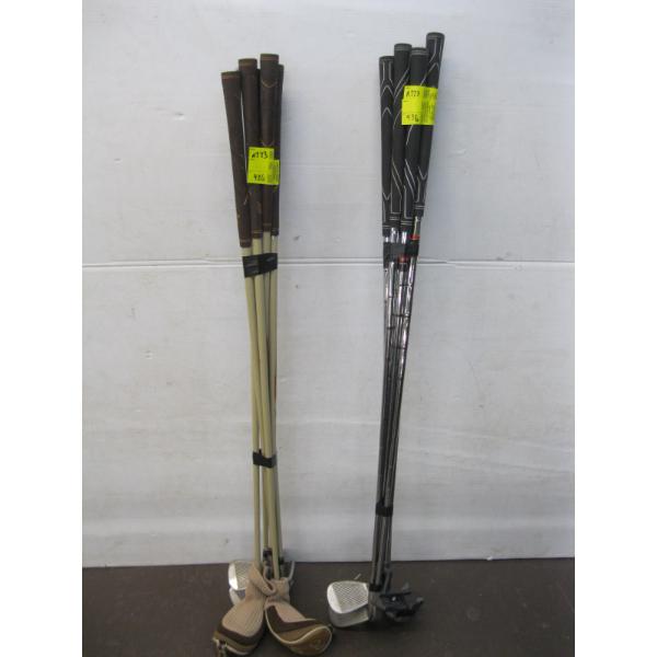 2 BUNDLES OF GOLFING IRONS