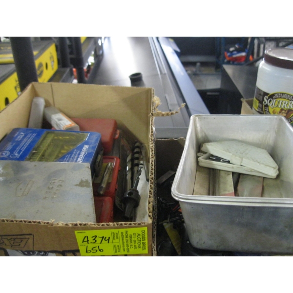 2 BOXES OF MISC. DRILLBITS, ETC.