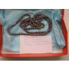 Image 1 : CHOCOLATE BROWN PEARL NECKLACE - FRESHWATER W/STERLING CLASP