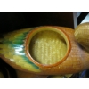 Image 3 : WOODEN SAILING SHIP, WICKER DUCK, WOODEN CONTAINER, ETC.