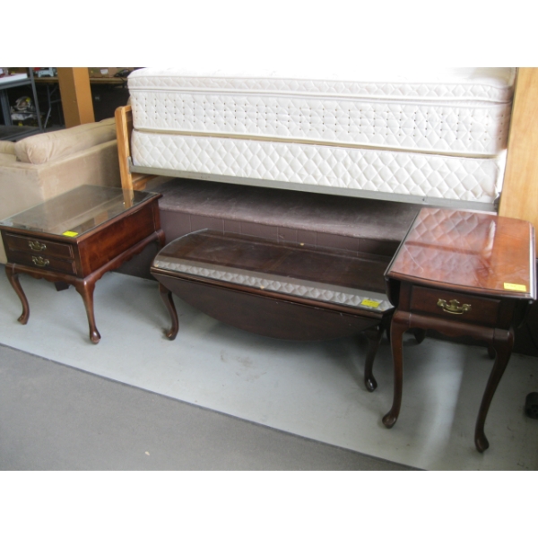 3 PIECE COFFEE & END TABLE SET