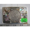 Image 2 : ABALONE SHELL AZTEC CALENDAR MYAN BELT BUCKLE