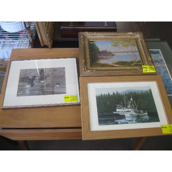 3 FRAMED PICTURES