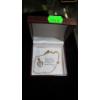 Image 1 : SILVER .925 STAMPED GOLD PLATED BRACELET & A HEART PENDANT