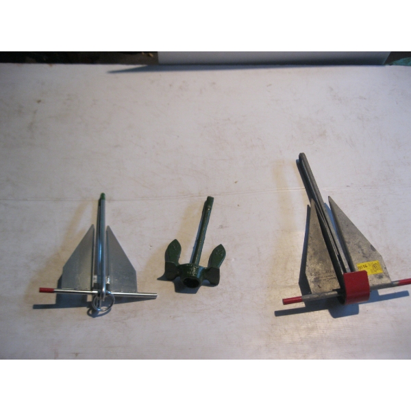 3 BOAT ANCHORS