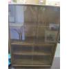 Image 1 : DOUBLE GLASS DOOR SLIDING DISPLAY CABINET