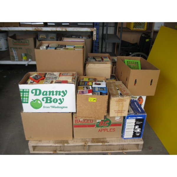 PALLET OF 8 TRACK TAPES