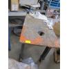 Image 2 : HEAVY STEEL WOOD TOP WORK TABLE ON CASTORS