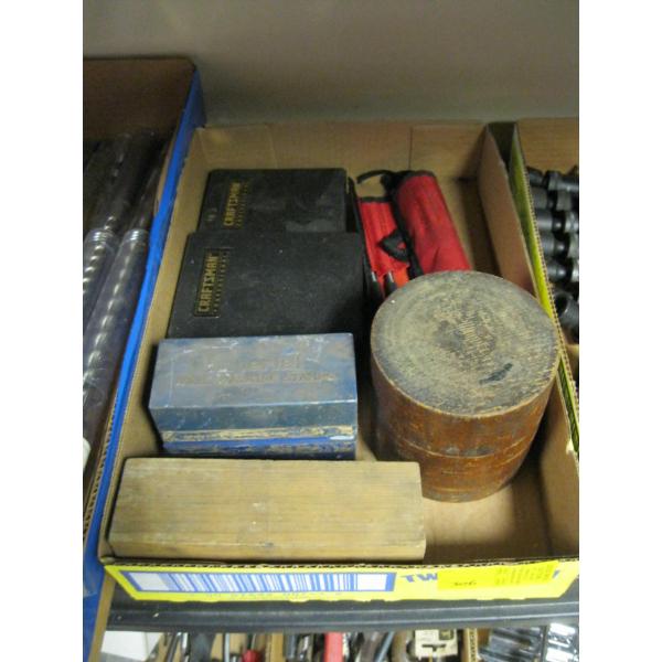 MISC. MARKING STAMPS, SCREWDRIVER BIT SETS, PUNCHES, ETC.