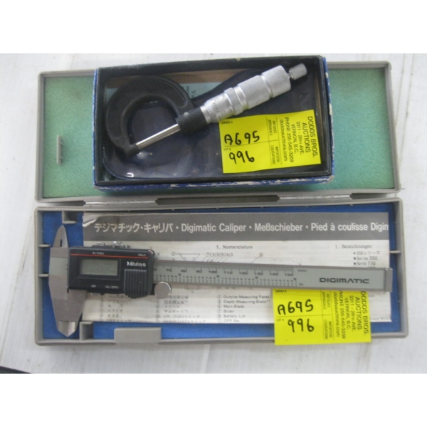 MICROMETER & DIGITAL CALIPER
