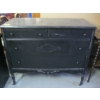 Image 1 : 4 DRAWER BLACK ANTIQUE DRESSER