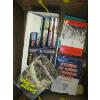 Image 4 : WOOD CRATE W/BOOKS & FLAT OF SHOE CARE SUPPLIES