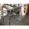 Image 1 : STAINLESS STEEL TOP ADJUSTABLE SHELF UNIT ON CASTORS