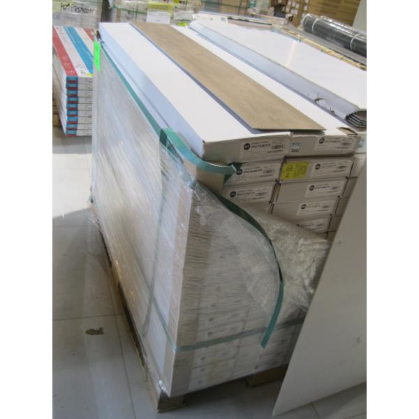 30 BOXES DYNAMIX SPECTROMETER LIGHT BROWN WOOD FINISH VINYL FLOORING