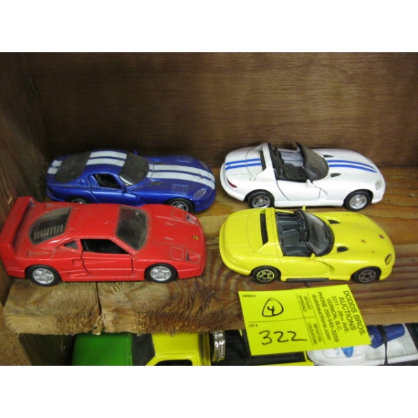 4 SM. METAL DIECAST CARS