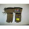 Image 1 : PAIR OF BEADED LEATHER GLOVES
