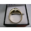 Image 3 : 14KT RING W/AQUAMARINE STONE, 7.7G, SZ 11