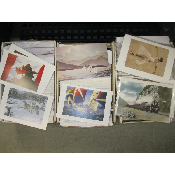 3 BOXES OF GREETING CARDS