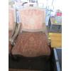 Image 2 : 2 LG. UPHOLSTERED WOOD FRAMED ARMCHAIRS
