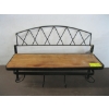 Image 2 : BRASS NEWSPAPER RACK & A SHELVED WALL MOUNT COAT HANGAR