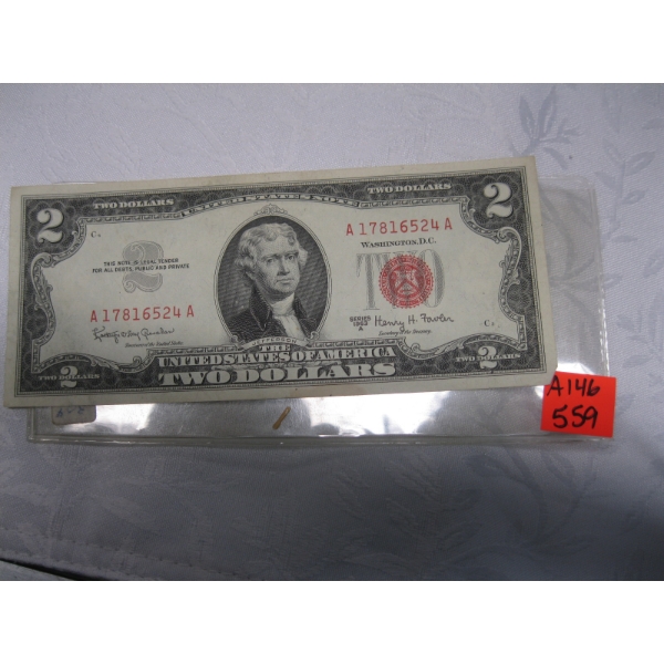 1963 U.S. $2 BILL
