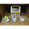 Image 3 : BOWLS, PIGGYBANKS, GINGERBREAD LOOK CONTAINER, ETC.