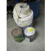 Image 1 : 18.5L PAIL OF EGGSHELL WHITE PAINT & 2 NEW CANS OF PAINT